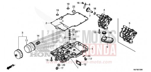 OIL PAN/OIL PUMP CRF1000DG de 2016